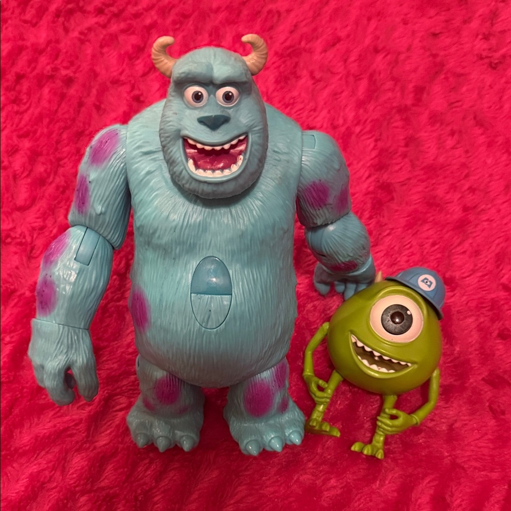 Monsters Inc. Sulley and Mike Action Figure Set